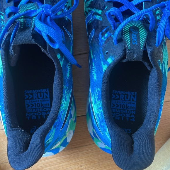 ASICS Noosa Tri 14 Black Green Blue - Picture 4 of 9